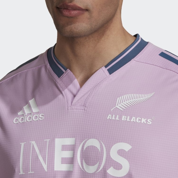 Camisa De Treino De Rugby Adidas All Black Lilás