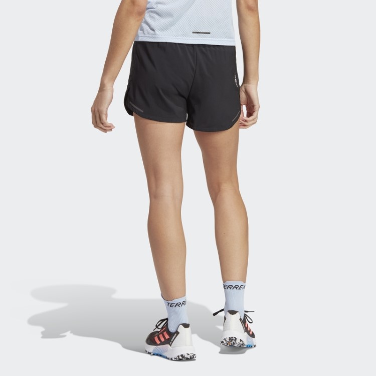 Bermuda De Corrida Preta Adidas Terrex Agravic