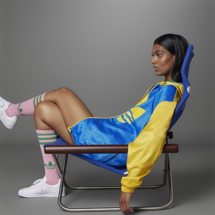 Adidas Adicolor Heritage Now Colorblock Blusão Blue Bird