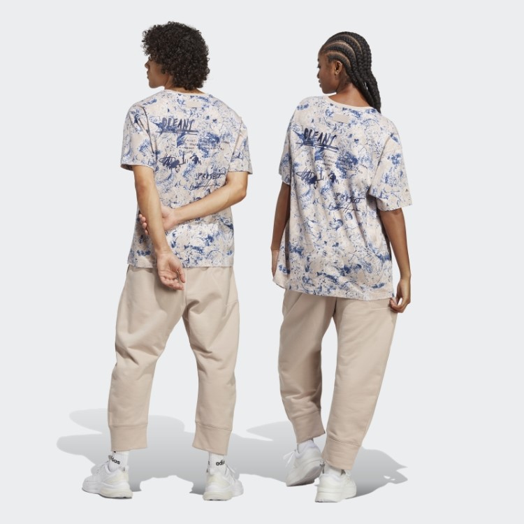 Calça Taupe Adidas X Parley 7/8 (gênero Neutro) Moda