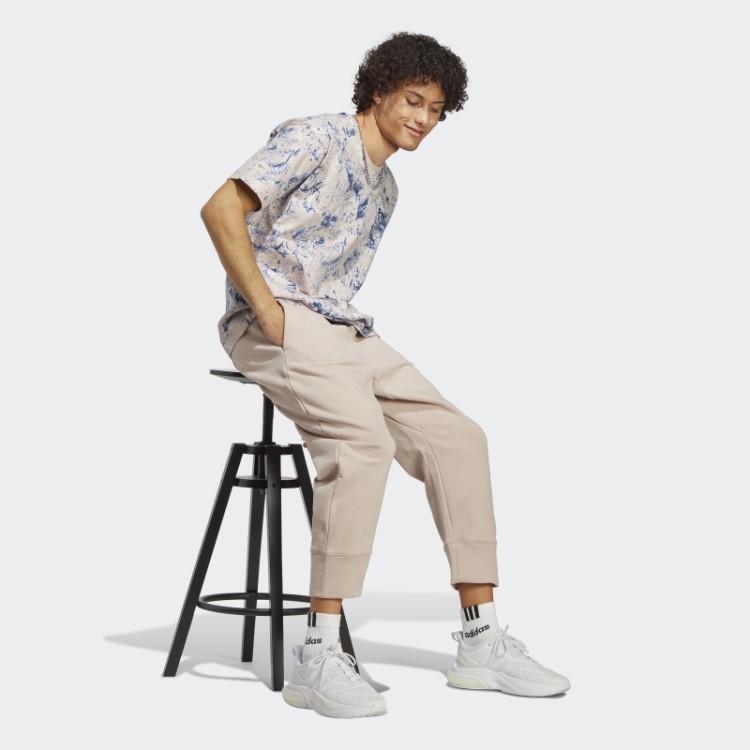 Calça Taupe Adidas X Parley 7/8 (gênero Neutro) Moda