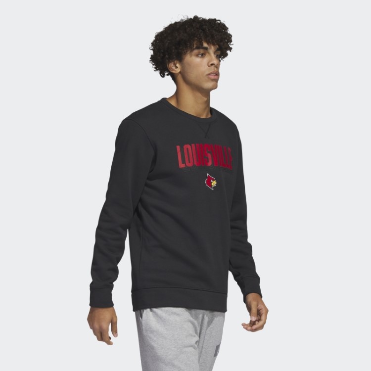 Moletom De Lã Da Tripulação Adidas Preto