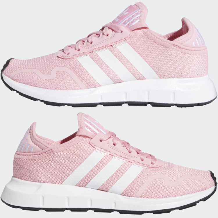 Tênis Rosa Claro Swift Run X Adidas