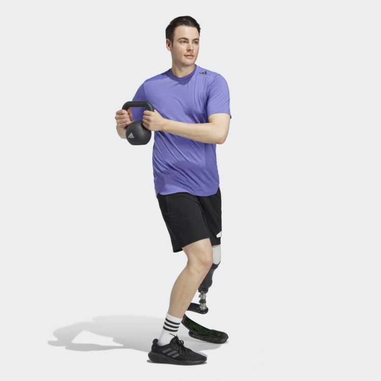 Adidas Purple Rush Projetada Para Treinar Aeroready Hiit Camiseta De Treino Com Mudança De Cor