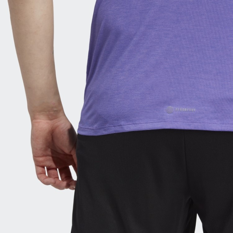Adidas Purple Rush Projetada Para Treinar Aeroready Hiit Camiseta De Treino Com Mudança De Cor