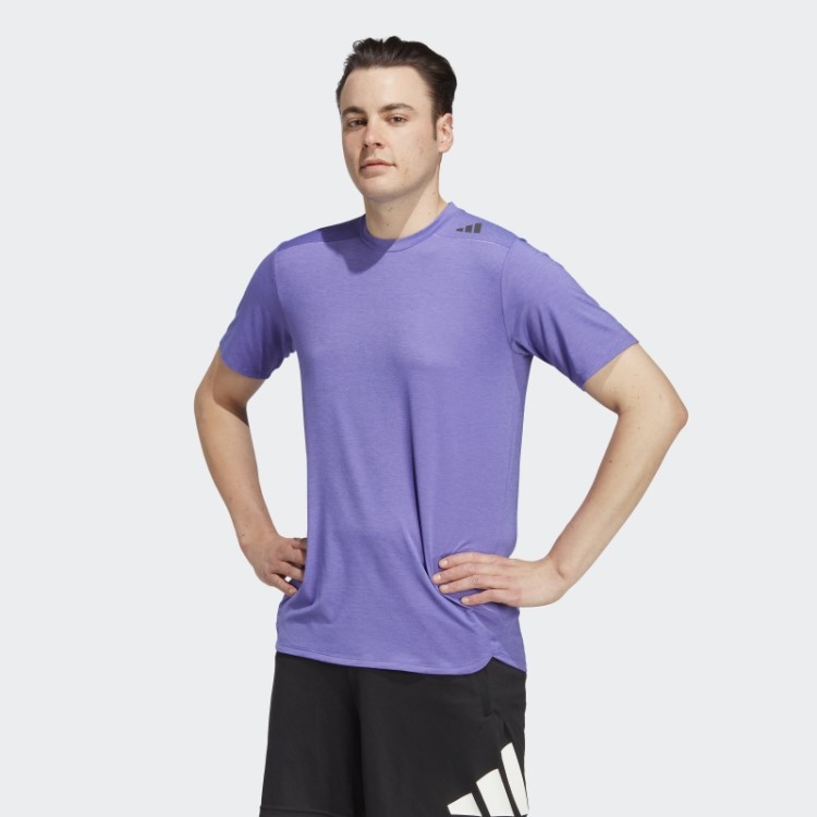 Projetado Para Treinar Aeroready Hiit T-shirt Mudança De Cor Roxo Rush Adidas