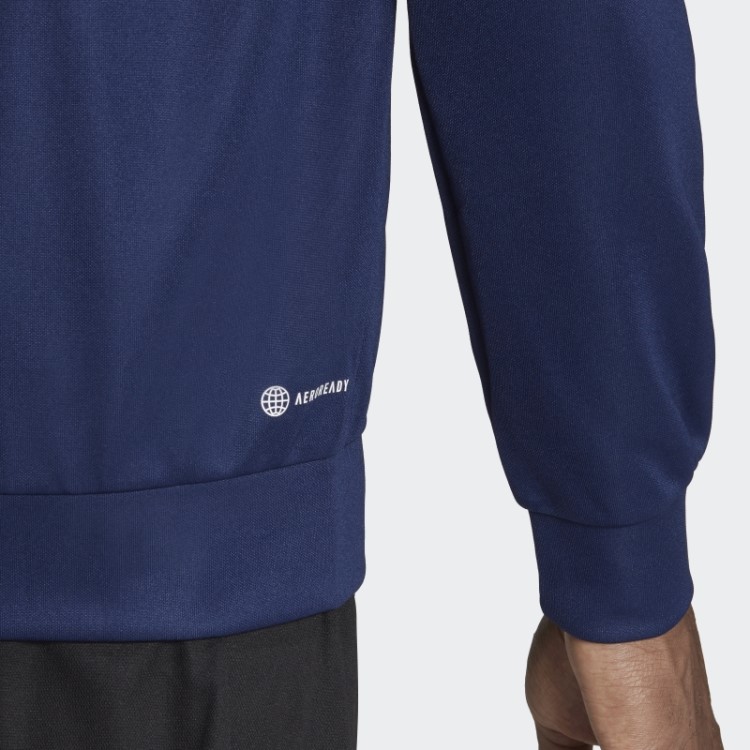 Jaqueta De Treinamento Sazonal Azul Escuro Adidas Train Essentials Com Zíper Completo