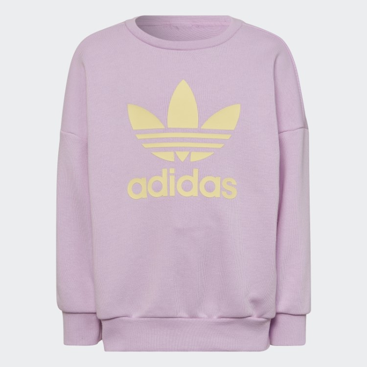 Conjunto De Equipe Com Logotipo Gráfico Adidas Lilás