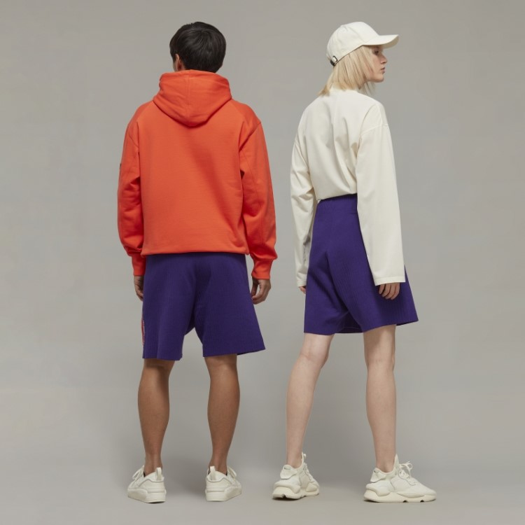 Shorts De Tricô Com Logo Y-3 Adidas Fashion