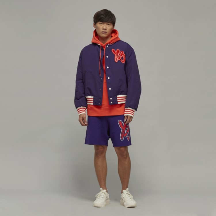 Shorts De Tricô Com Logo Y-3 Adidas Fashion
