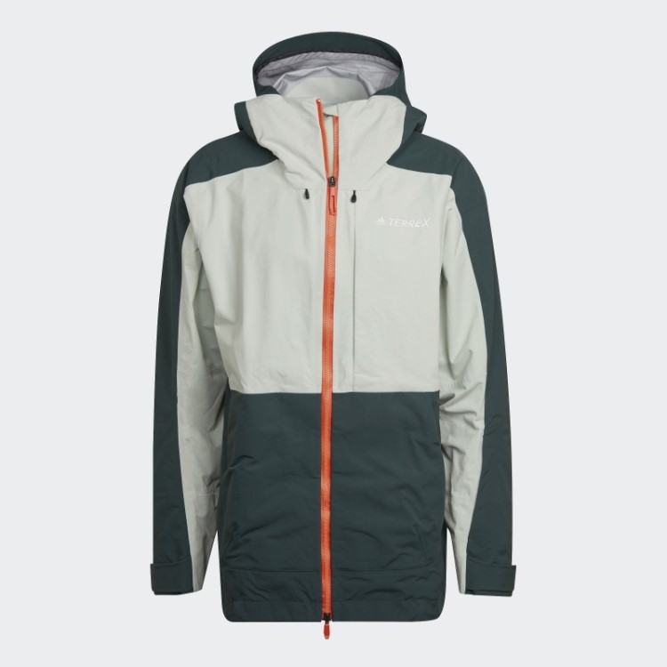 Jaqueta De Neve Verde Terrex De 3 Camadas De Nylon Pós-consumo Adidas