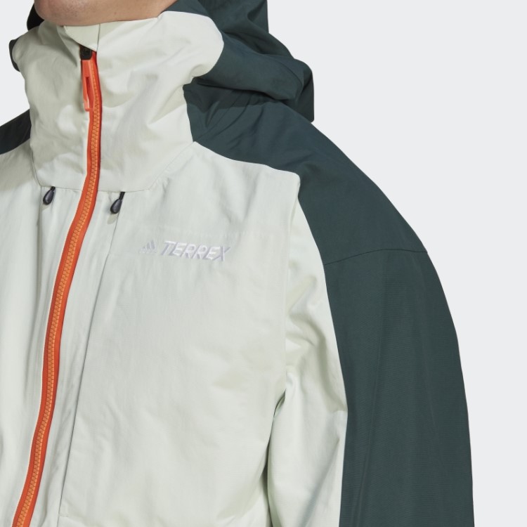 Jaqueta De Neve Verde Terrex De 3 Camadas De Nylon Pós-consumo Adidas