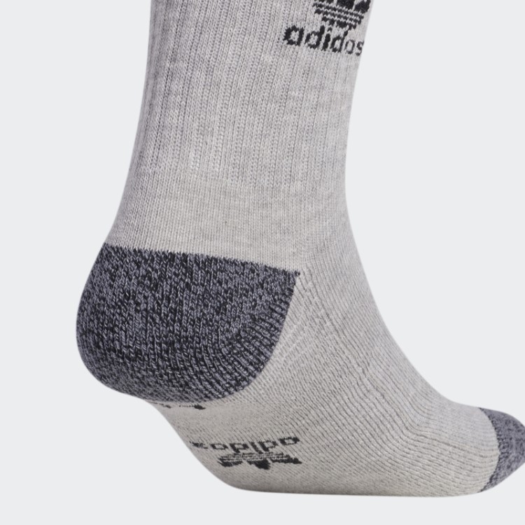 Meias Roller Crew Cinza Adidas 3 Pares