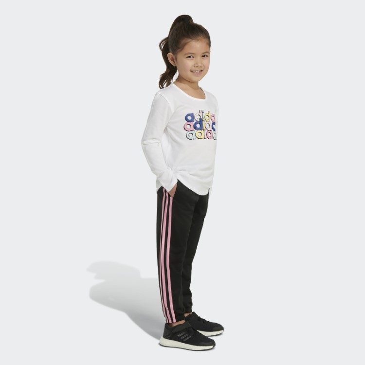 Camiseta Manga Longa Gola Redonda 23 Adidas Branca