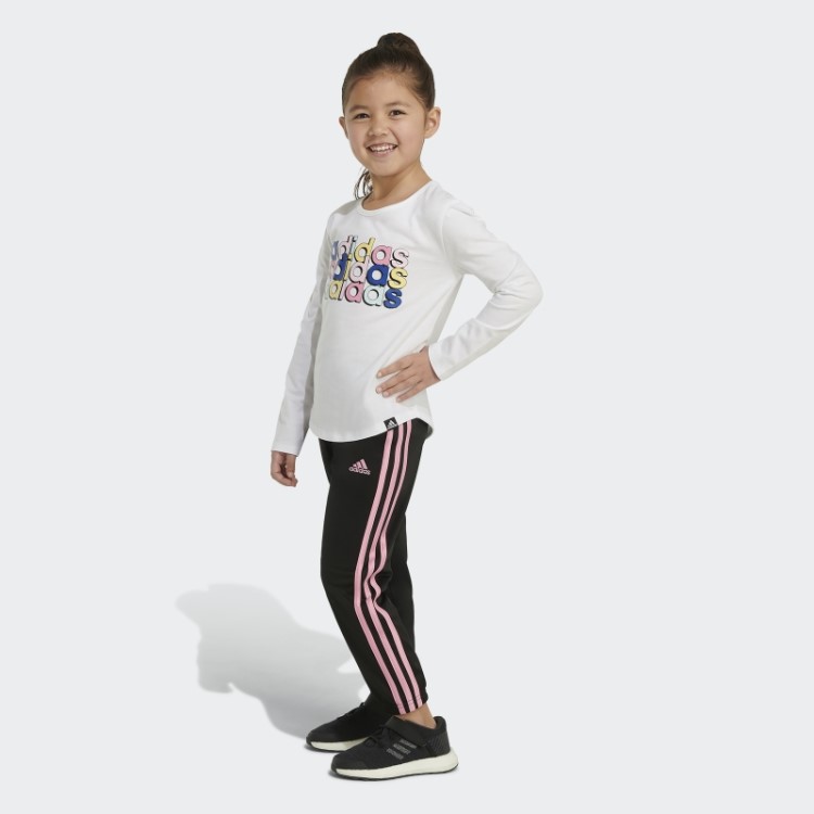 Camiseta Manga Longa Gola Redonda 23 Adidas Branca