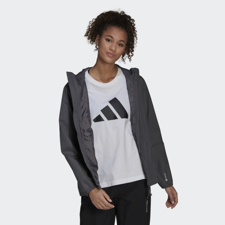 Essentials Jaqueta Rain.rdy Adidas Cinza