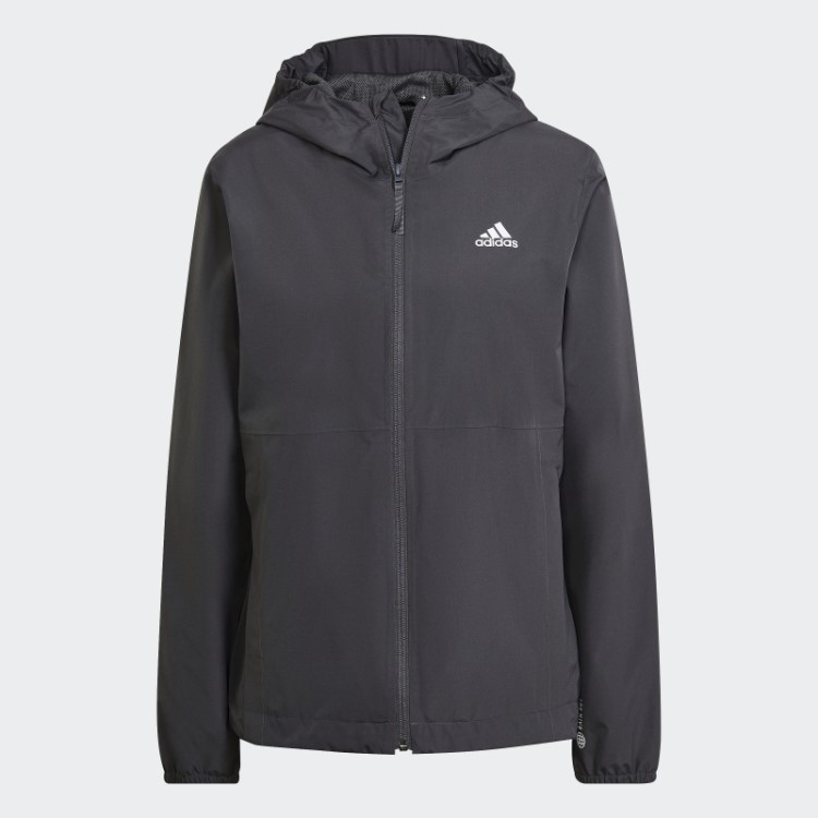 Essentials Jaqueta Rain.rdy Adidas Cinza