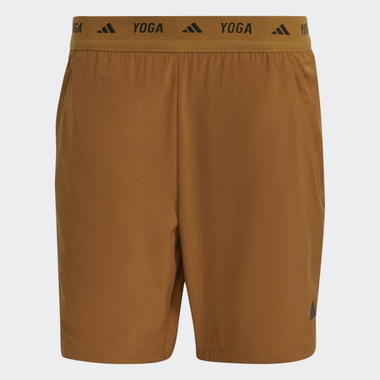 Bermuda 2 Em 1 Adidas Bronze Yoga Training