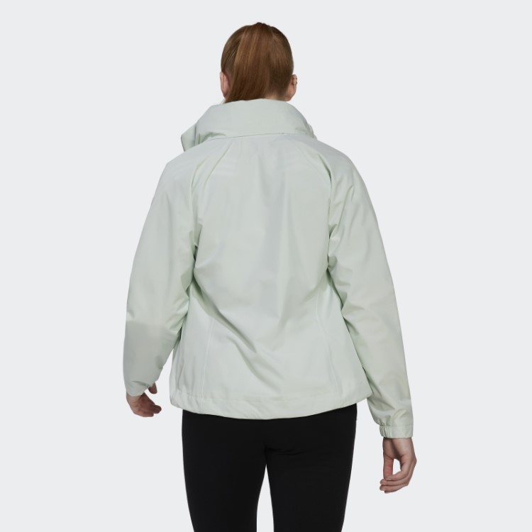 Adidas Bsc 3 Listras Jaqueta Rain.rdy Verde