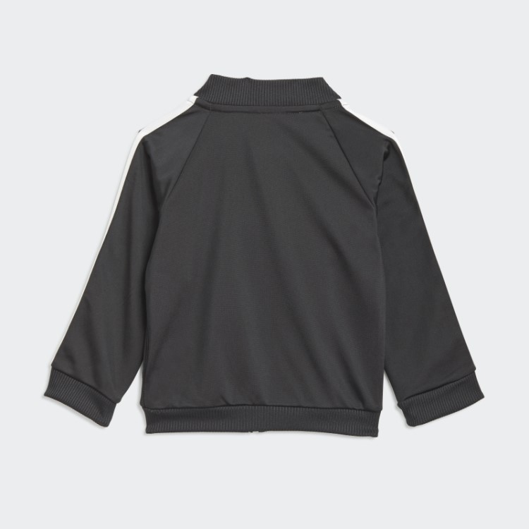 Fato De Treino De Tricô Preto Adidas Com As 3 Riscas
