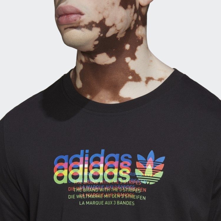 Camiseta Manga Longa Hyperreal Adidas Preta