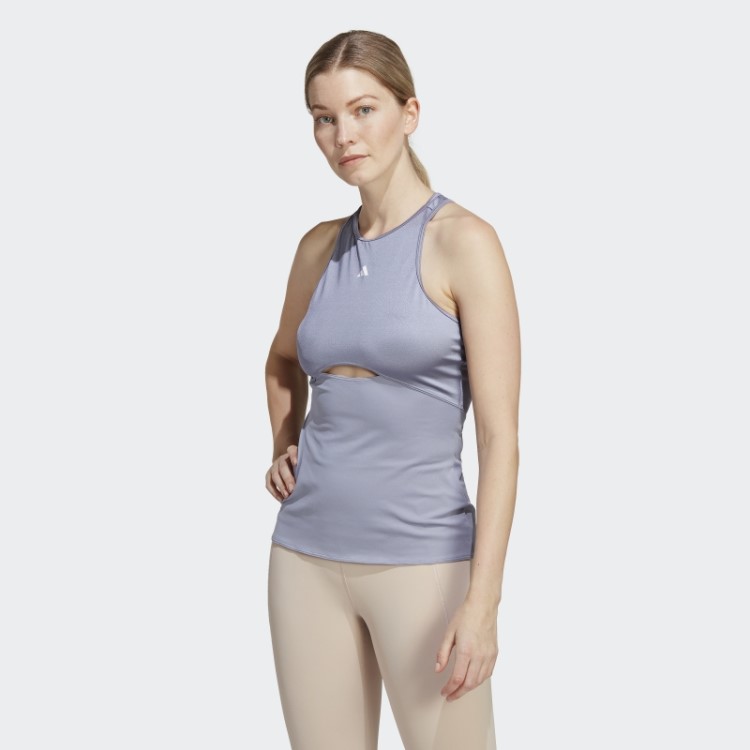 Regata Adidas Hiit Aeroready Training Violeta Prateado