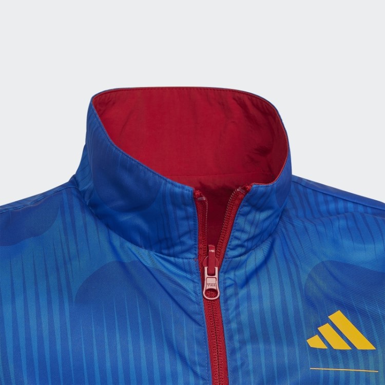 Jaqueta Vermelha Adidas Hino Da Espanha