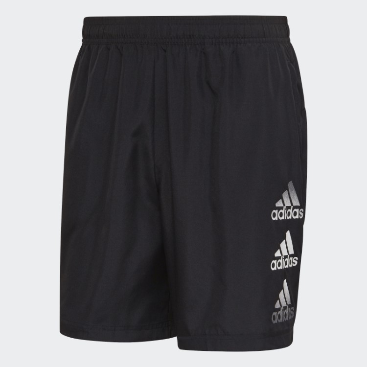 Projetado Para Mover Shorts Com Logotipo Adidas Preto
