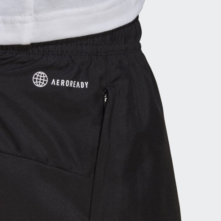 Projetado Para Mover Shorts Com Logotipo Adidas Preto