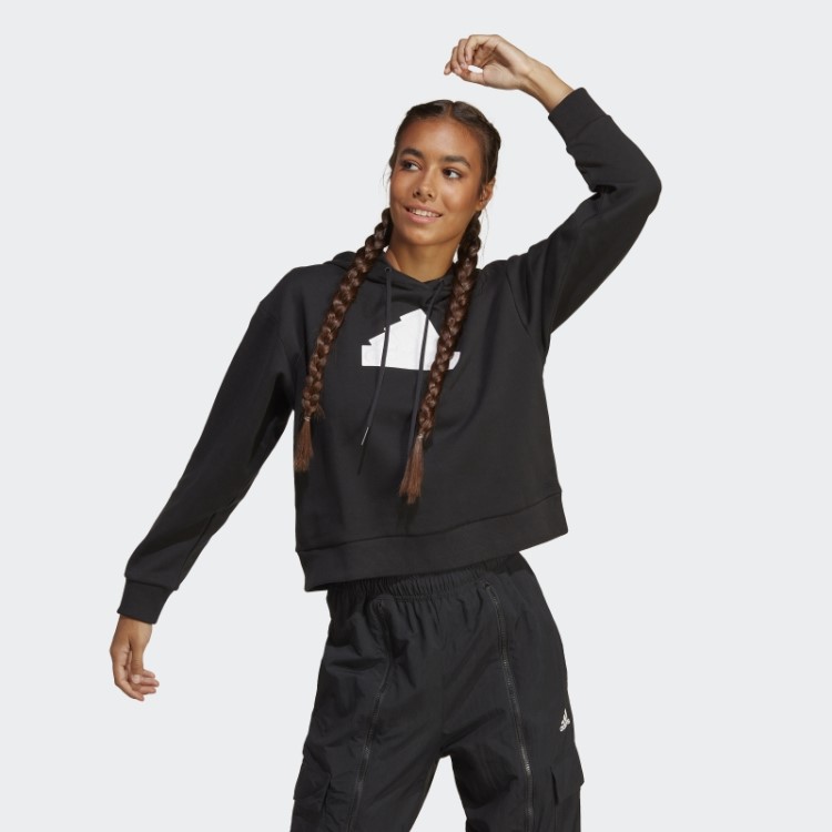Adidas Black Future Icons Badge Of Sport Moletom Com Capuz