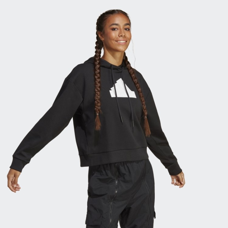 Adidas Black Future Icons Badge Of Sport Moletom Com Capuz