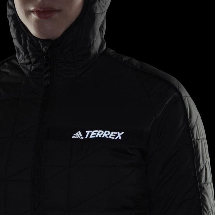 Jaqueta Com Capuz Terrex Multiisolada Preta Adidas