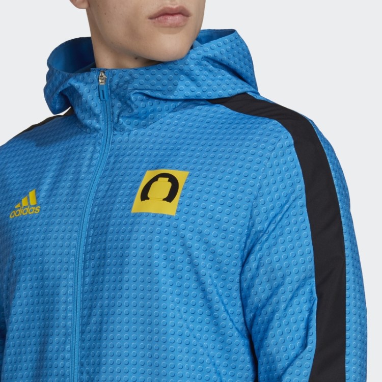 Jaqueta Azul Adidas Tiro X Lego Moda