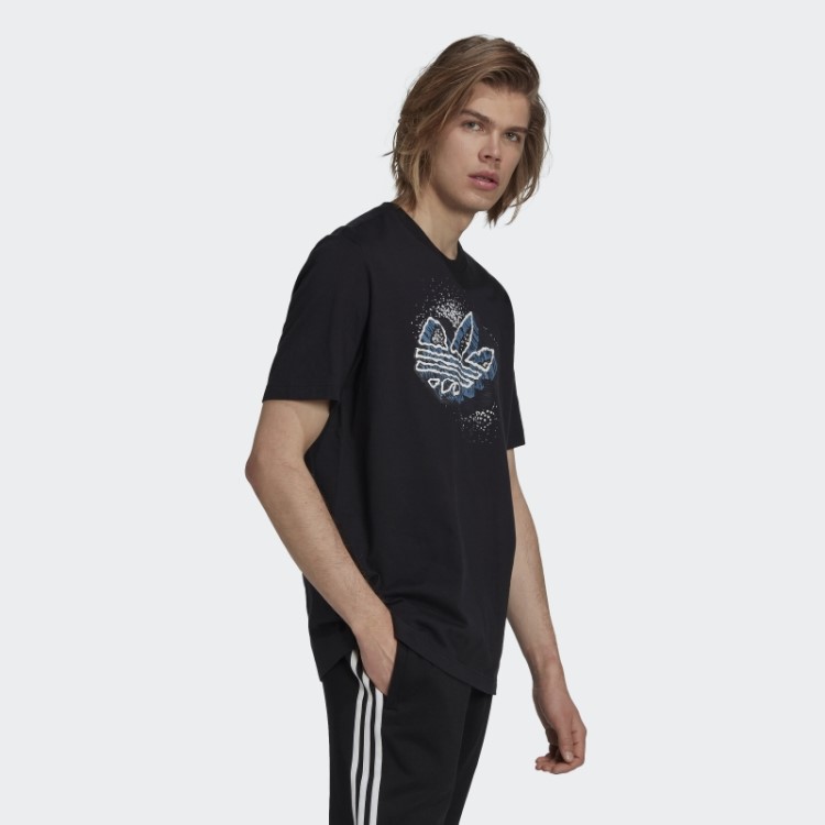 Adidas Rekive Speed Trefoil T-shirt Fashion Preta