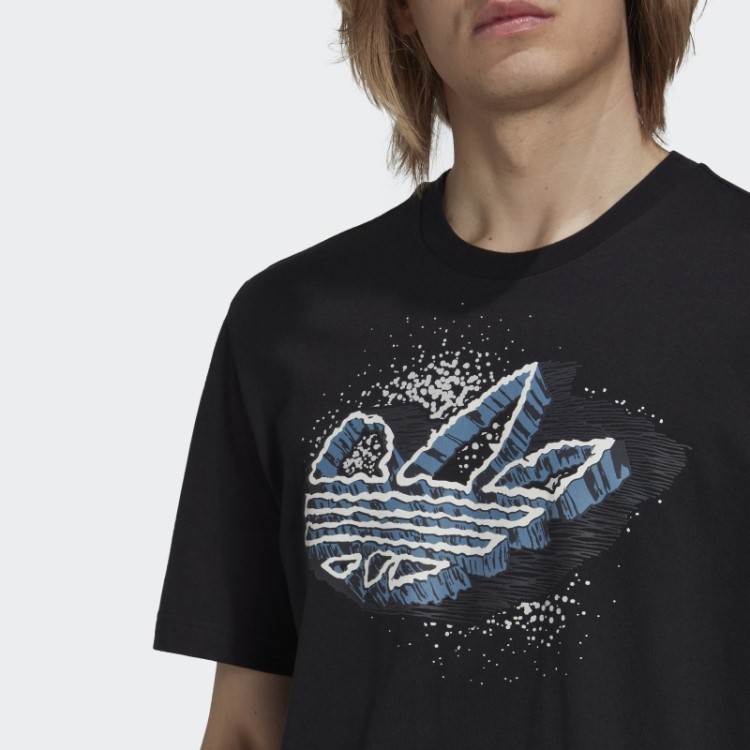 Adidas Rekive Speed Trefoil T-shirt Fashion Preta
