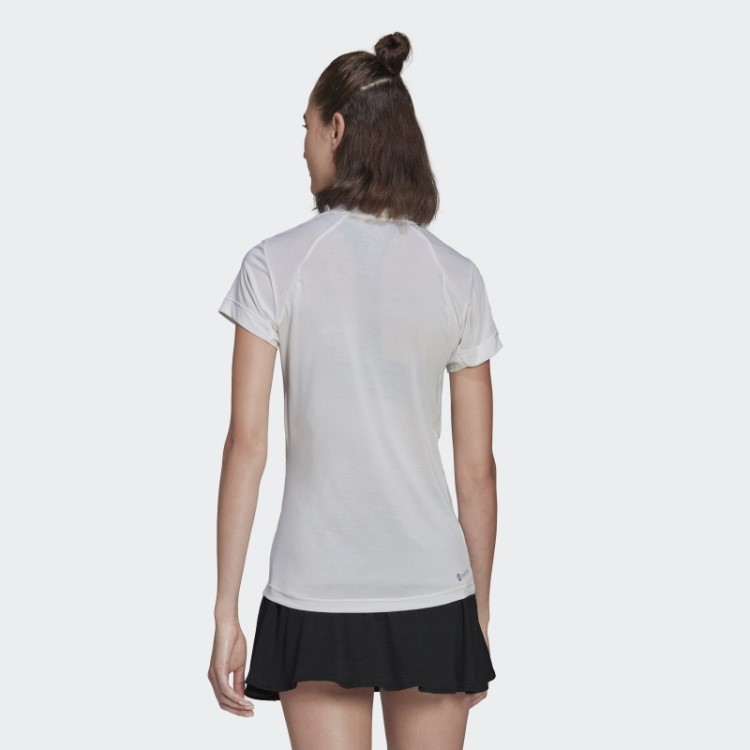 Camiseta Branca Freelift Para Tênis Adidas