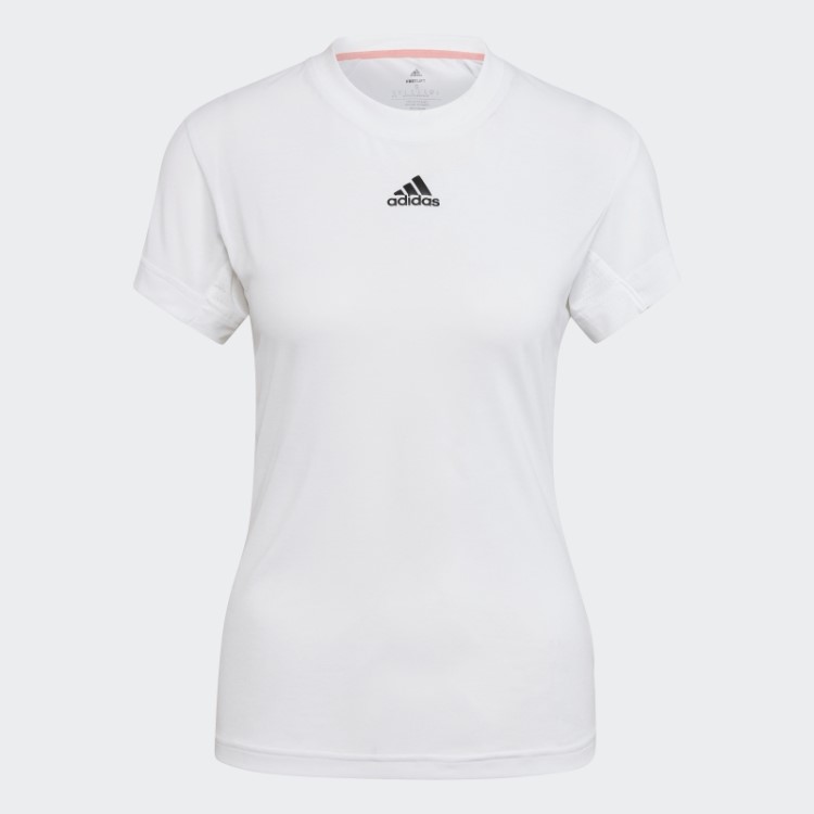 Camiseta Branca Freelift Para Tênis Adidas
