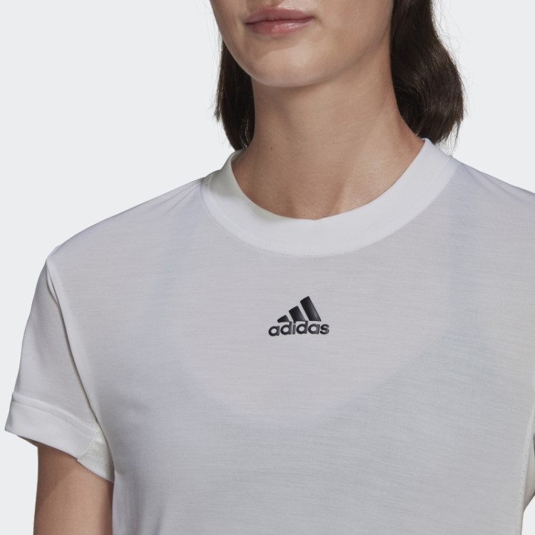 Camiseta Branca Freelift Para Tênis Adidas