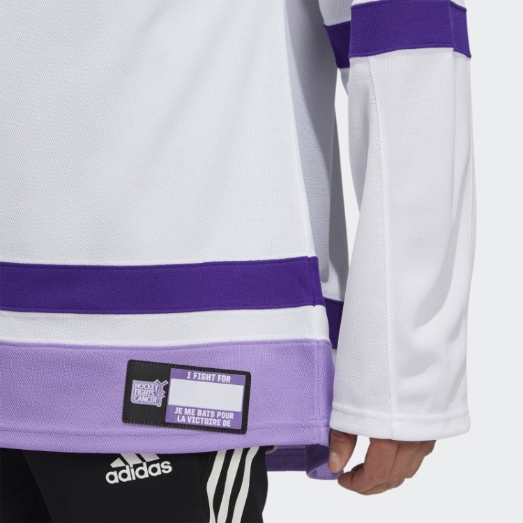 White Canadiens Camisa De Hóquei Luta Contra O Câncer Adidas