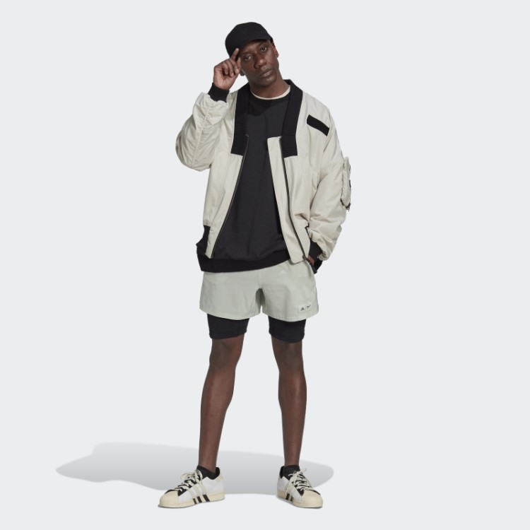 Jaqueta Bomber Adidas Alumínio Parley