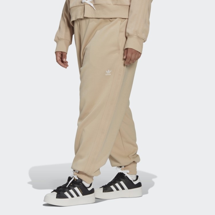 Calça Bege Adidas Sempre Original Com Punho De Renda (tamanho Grande)