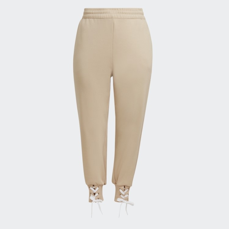 Calça Bege Adidas Sempre Original Com Punho De Renda (tamanho Grande)