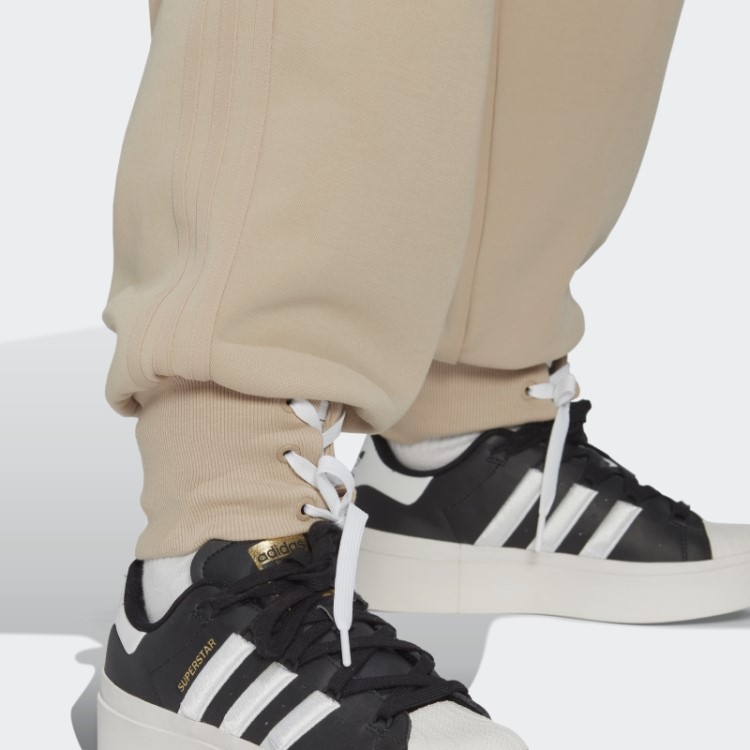 Calça Bege Adidas Sempre Original Com Punho De Renda (tamanho Grande)
