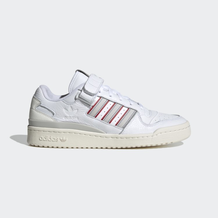 Sapato Baixo Cinza Adidas Forum