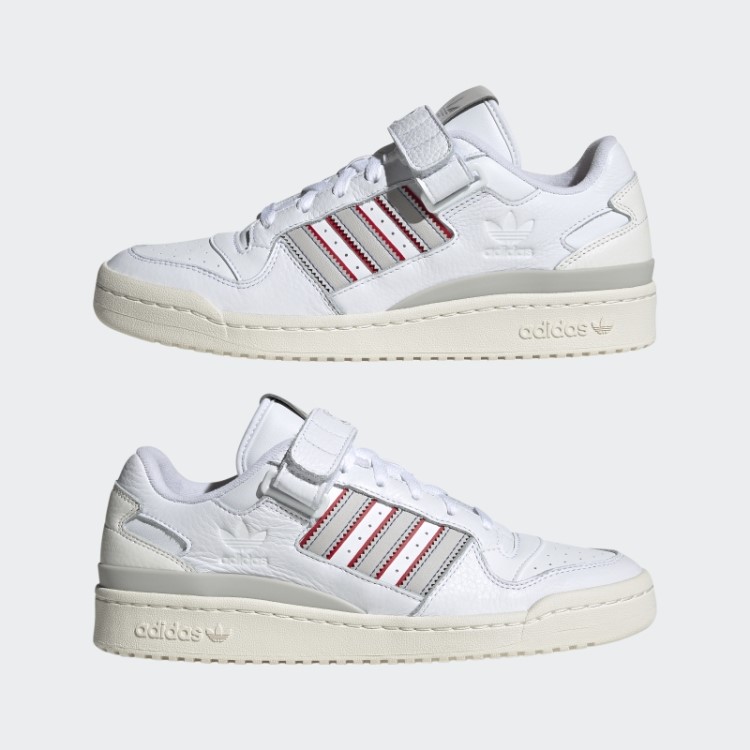 Sapato Baixo Adidas Forum Branco/cinza/azul