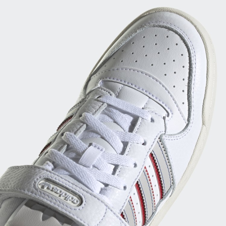 Sapato Baixo Adidas Forum Branco/cinza/azul