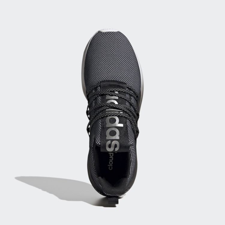 Tênis Branco Lite Racer Adapt 4.0 Cloudfoam Estilo De Vida Sem Cadarço Adidas