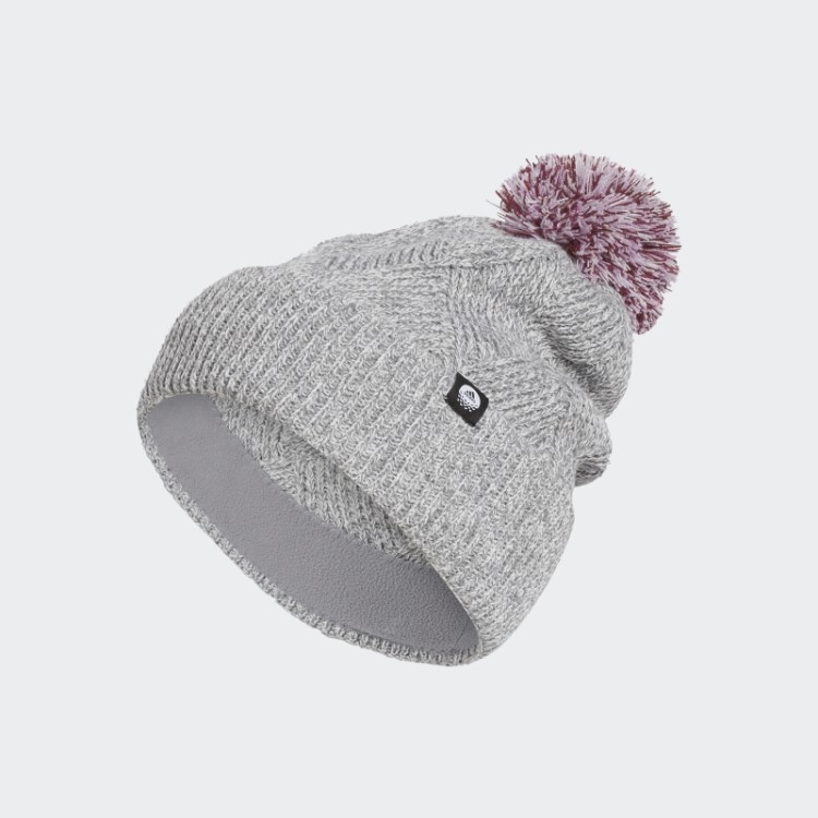 Gorro Pompom Adidas Cinza