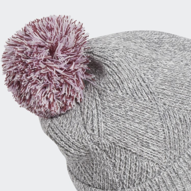 Gorro Pompom Adidas Cinza