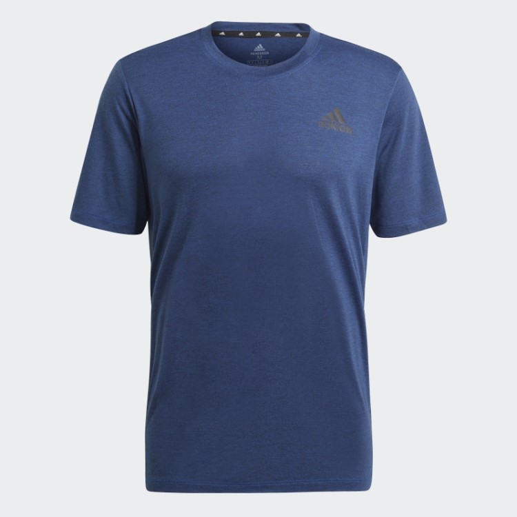 Aeroready Designed To Move Camiseta Esportiva Mesclada Azul Royal Mel Adidas